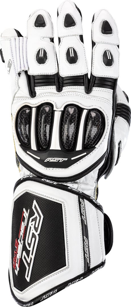 RST Tractech Evo 4 Motorradhandschuhe weiß/schwarz L Abbildung 1