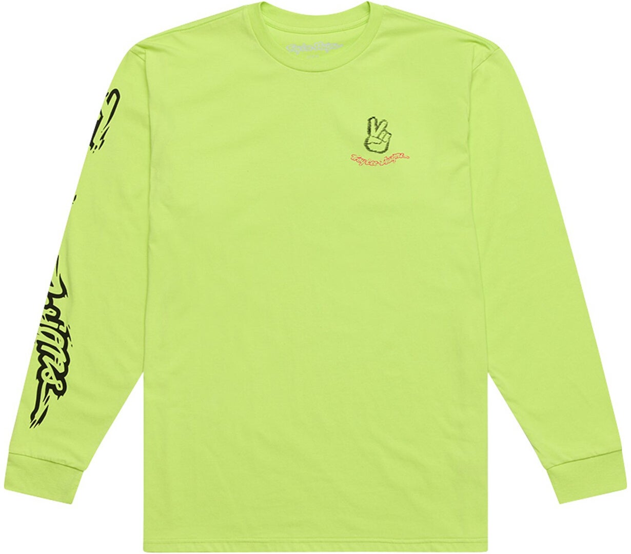 Troy Lee Designs Peace Out Manica lunga Giallo neon XL Figura 1