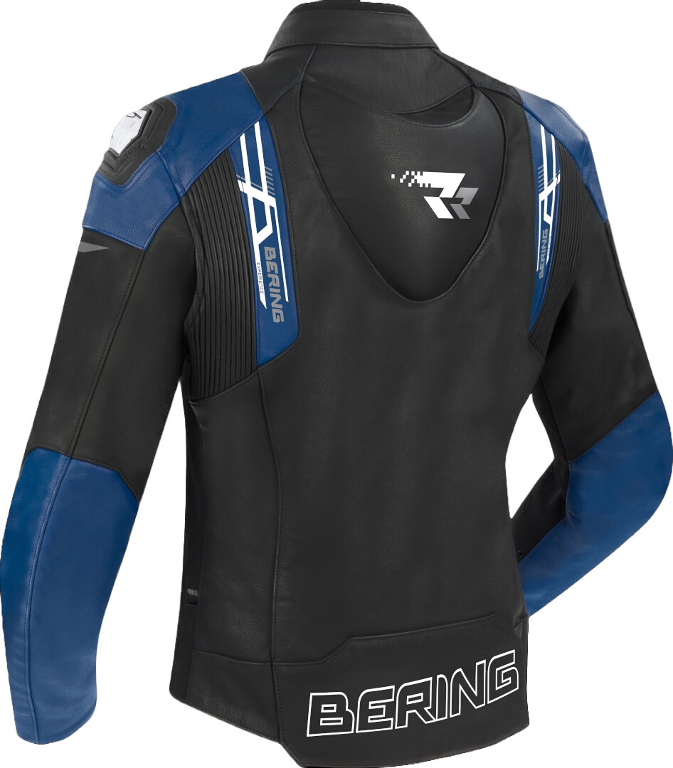 Bering Snap Motorcycle Leather/Textile Jacket black/blue M Figure 2