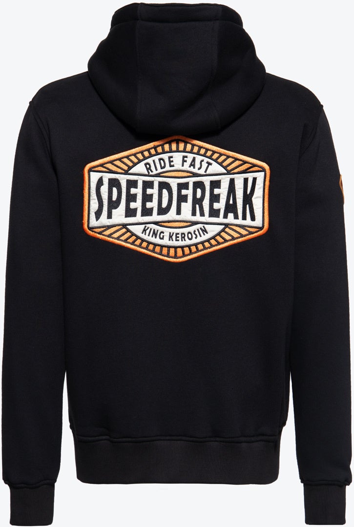 King Kerosin Ride Fast Speedfreak Adventure Sweat à capuche Zip XXL Figure 8