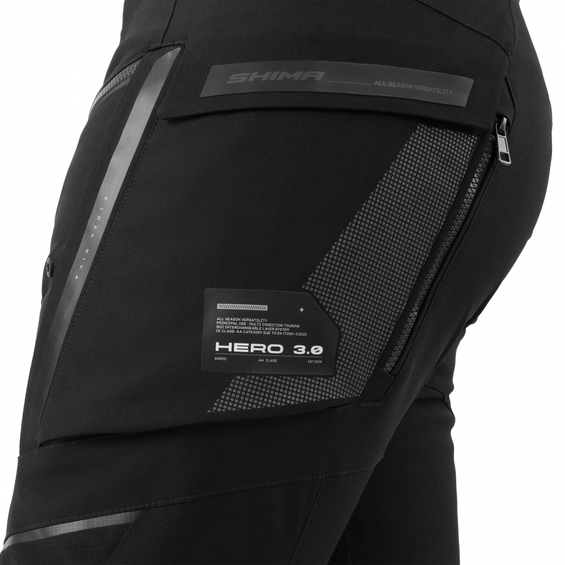 SHIMA Hero 3.0 Motorcykel tekstilbukser Sort 6XL Figur 13