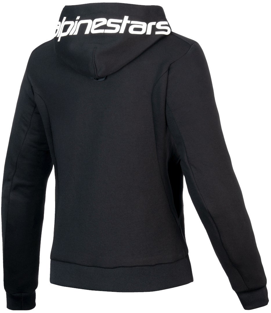Alpinestars Stella Chrome V2 Sport Dame Motorcykel Zip hættetrøje Sort M Figur 2