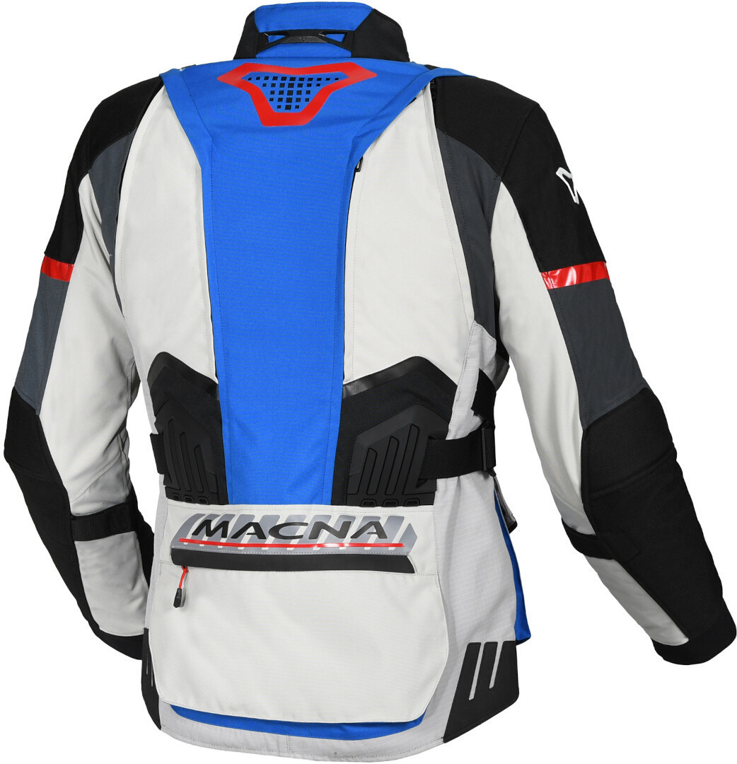 Macna Domane Jachetă textilă impermeabilă pentru motociclete gri deschis/albastru M Figura 2