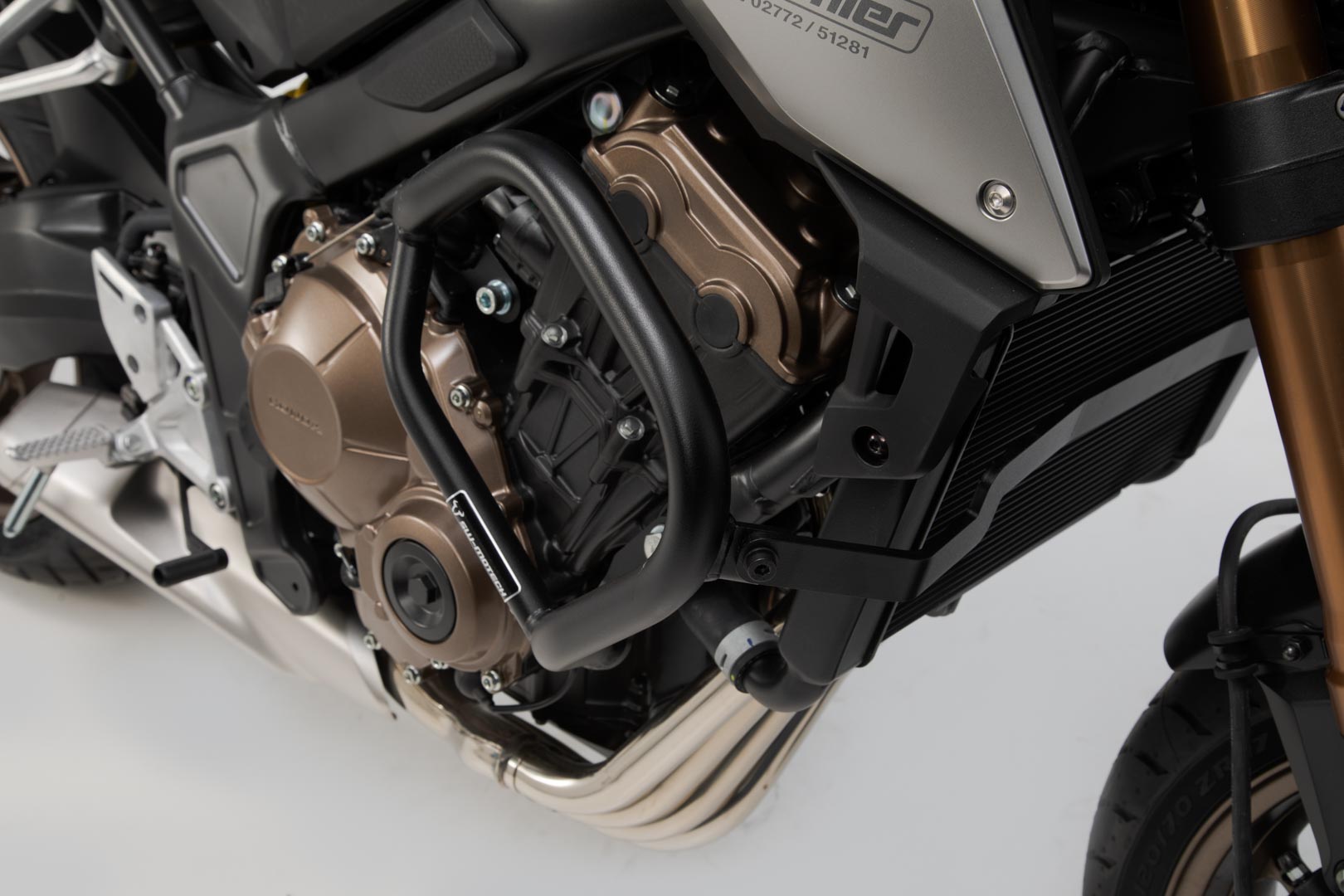 SW-Motech Crash bar - Svart. Honda CB650F (14-18) / CB650R (18-). Figur 3