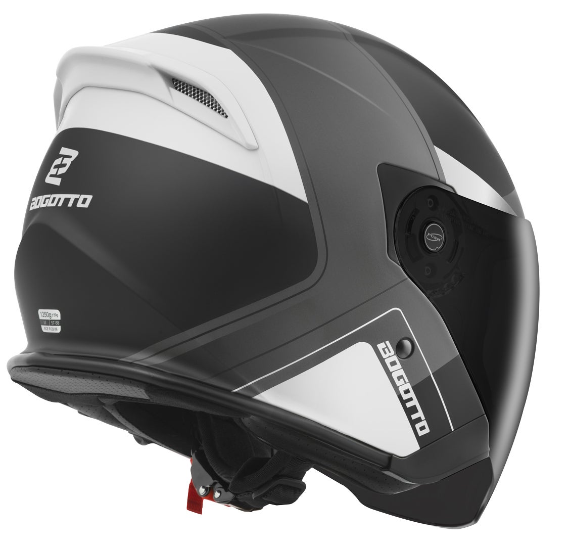 Side view of Bogotto H586 City-B Jet Helmet