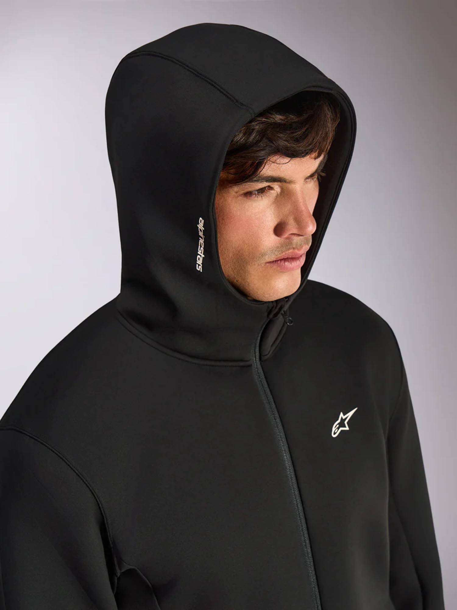 Alpinestars Cypher Sweat à capuche zippé noir S Figure 8