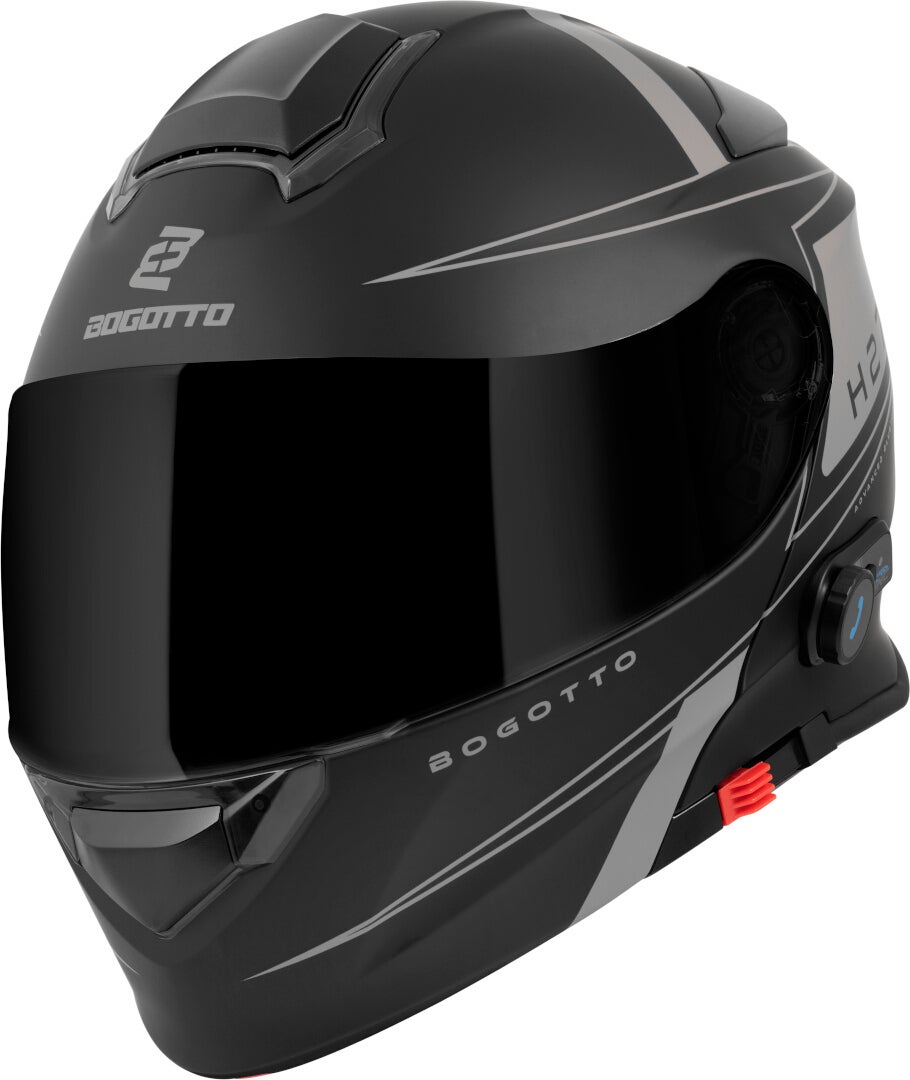 Side view of Bogotto H271 BT Taog Bluetooth Helmet