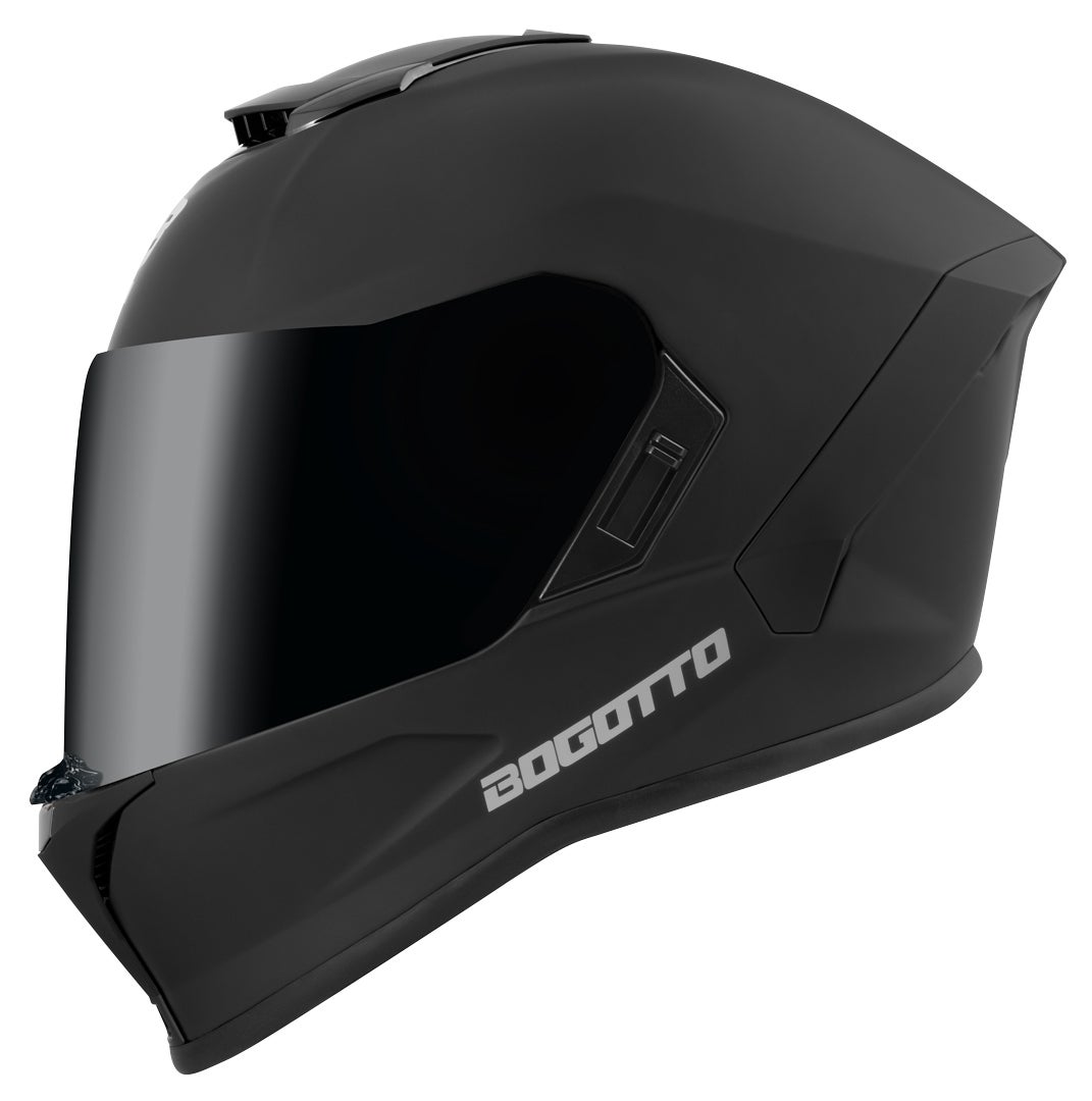 Bogotto Phantom Fiberglass Casco nero opaco S Figura 4