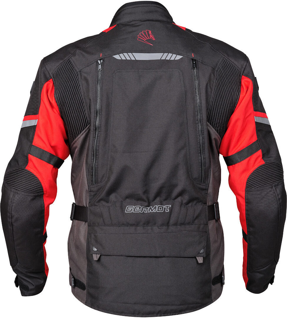 Germot Sydney waterproof Motorcycle Textile Jacket black/red M Figure 2
