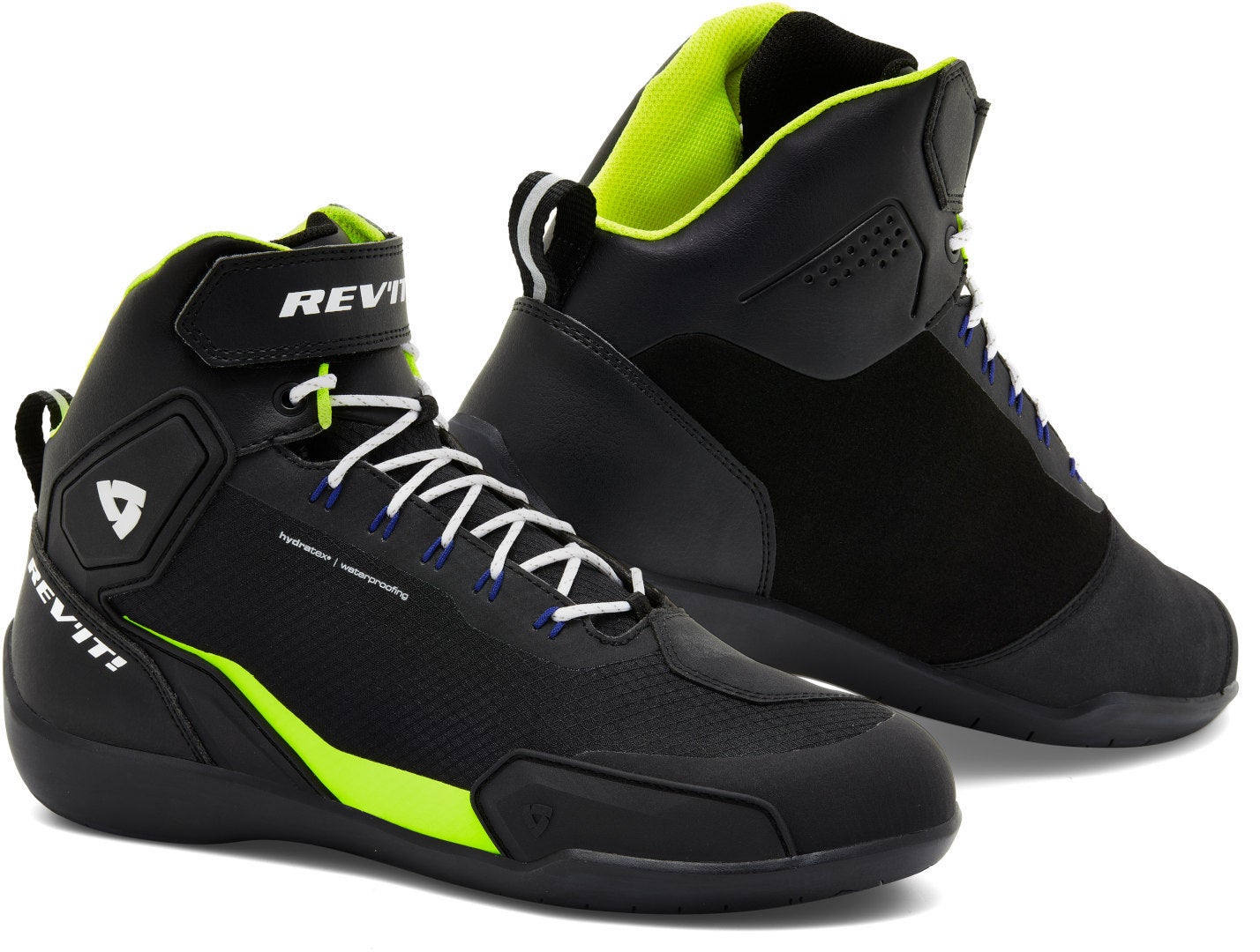 Revit G-Force H2O Scarpe da moto impermeabili nero/giallo neon 42 Figura 1