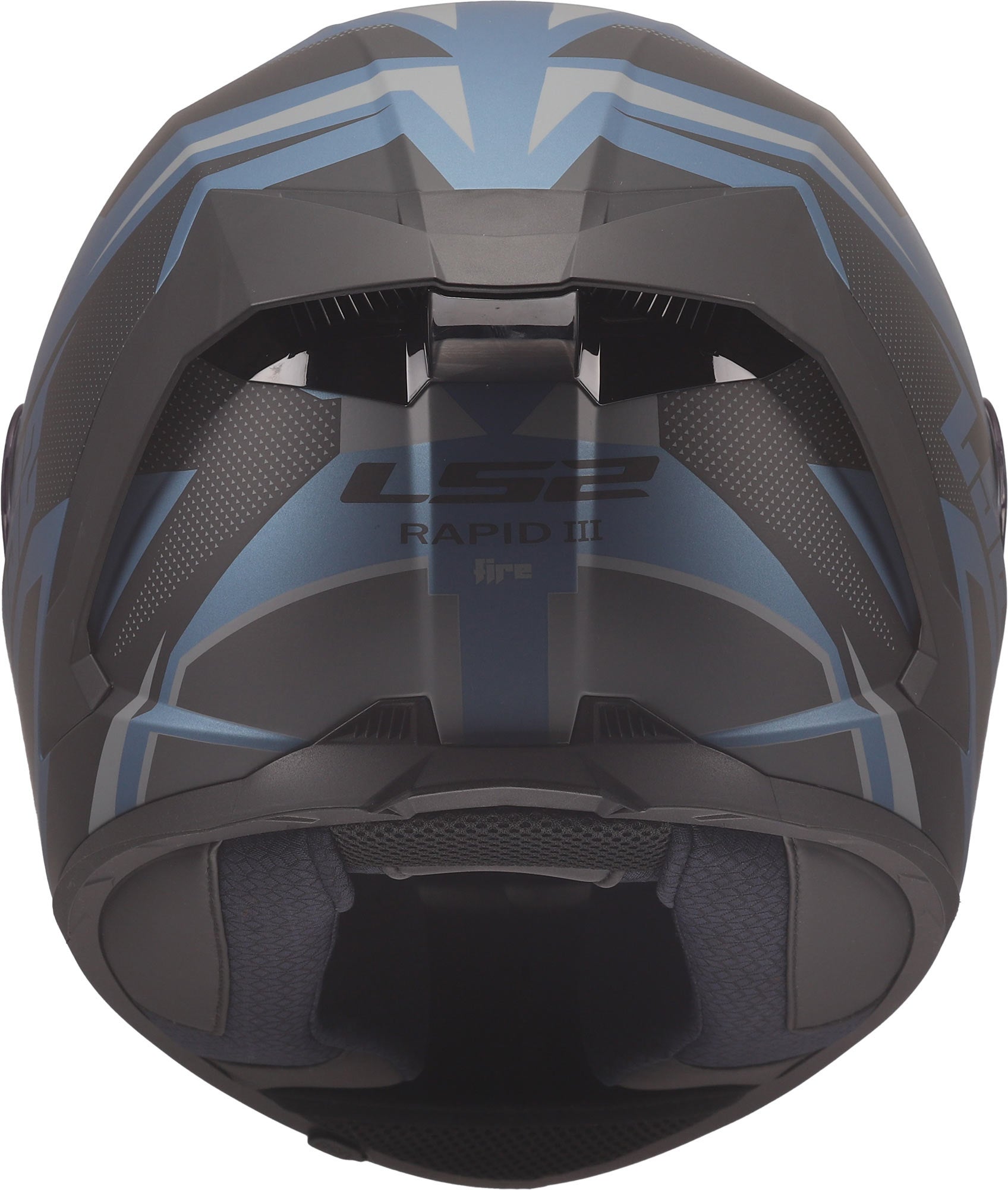 LS2 FF820 Rapid III Xtrem Helma černá/modrá XXL (63/64) Obrázek 8