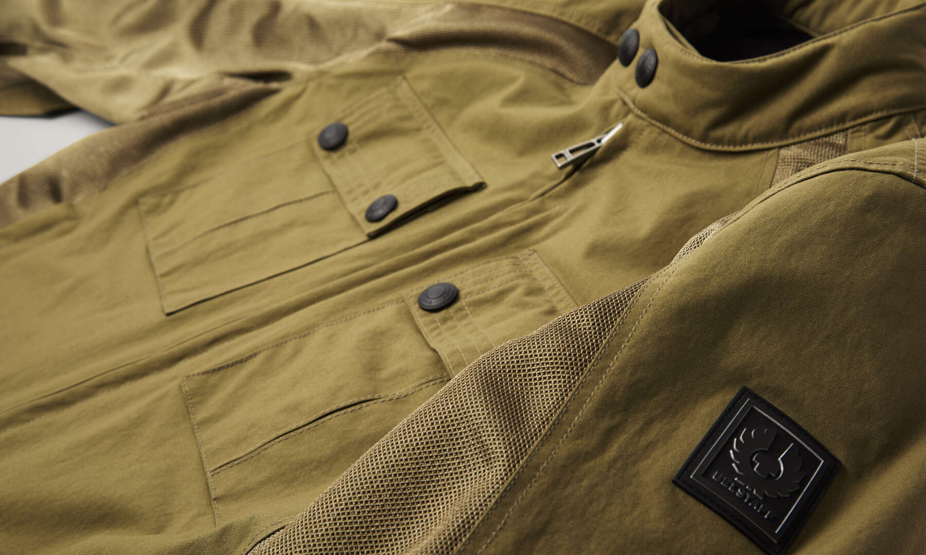Belstaff Temple Motorcycle Textile Jacket olive 5XL Figure 6