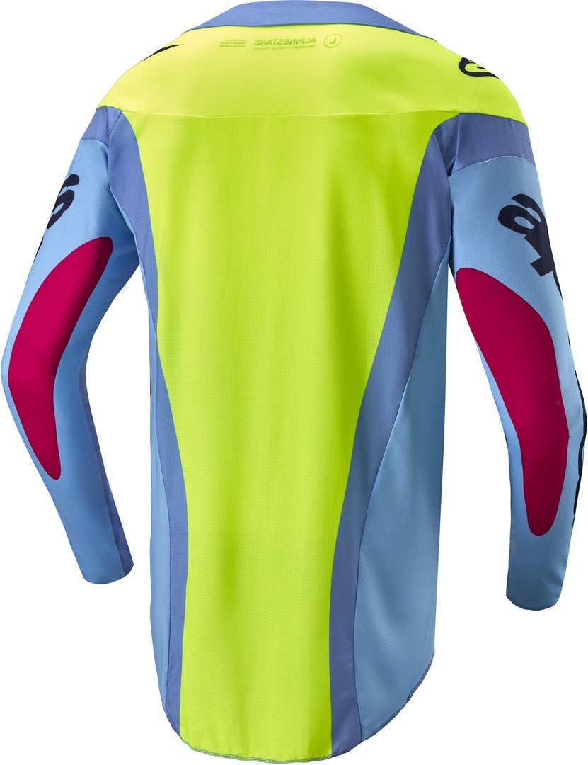 Alpinestars Techstar Ocuri Motocross Jersey hellblau/rot L Abbildung 2