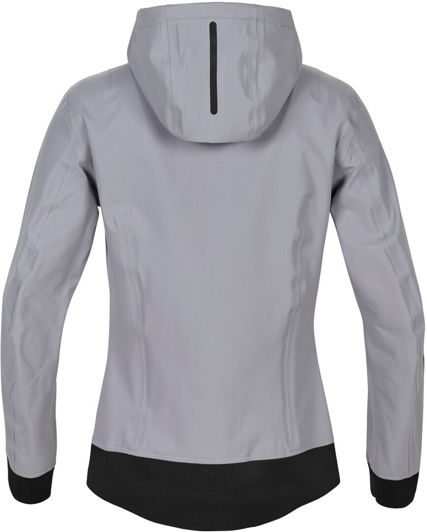 Spidi Hoodie Shell Chaqueta funcional para damas Gris claro/negro XXL Figura 2