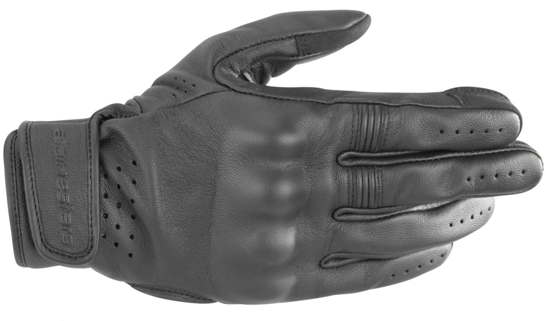 Alpinestars Dyno perforerede motorcykelhandsker Sort/sort M Figur 1