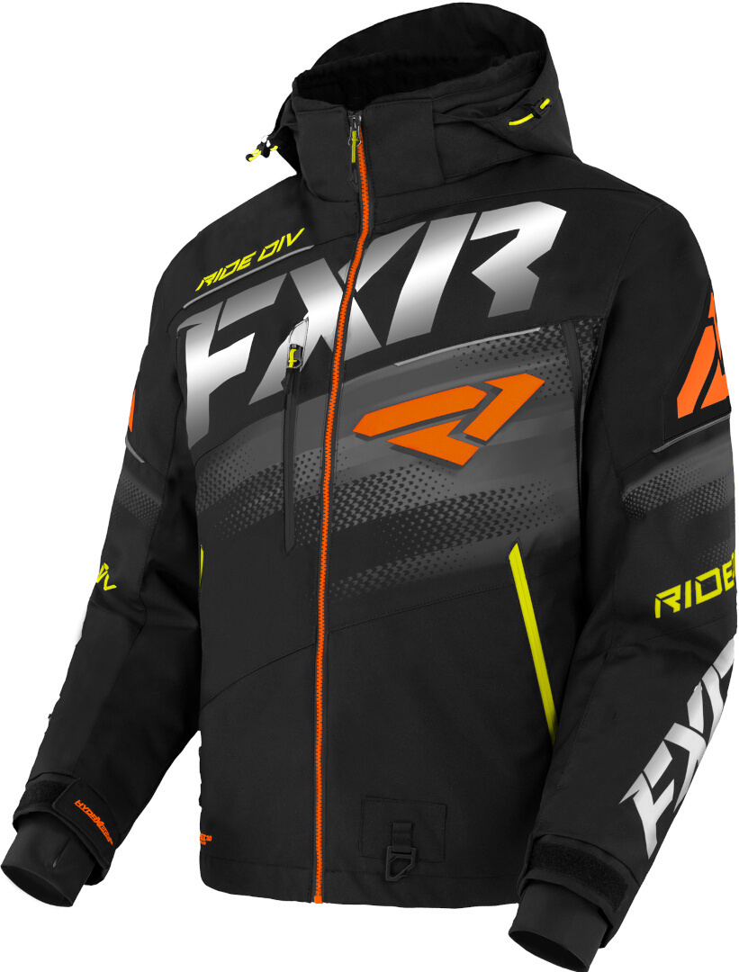 FXR Boost FX 2-in-1 2023 Snowmobile Jacket black/multicoloured XXL Figure 1