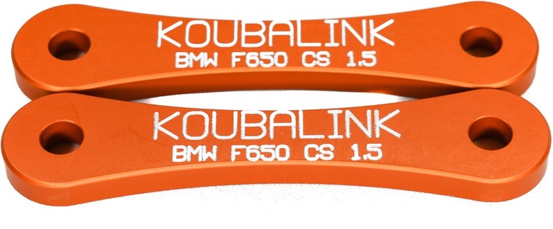 KOUBALINK Kit de coborâre (38,1 mm) portocaliu - BMW F650CS Figura 1