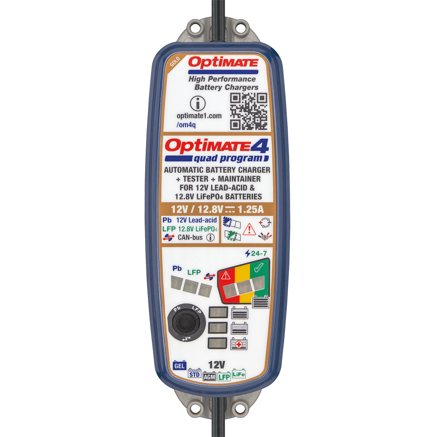 OPTIMATE Batterieladegerät Optimate 4 QUAD PROGRAM PREMIUM Figur 2