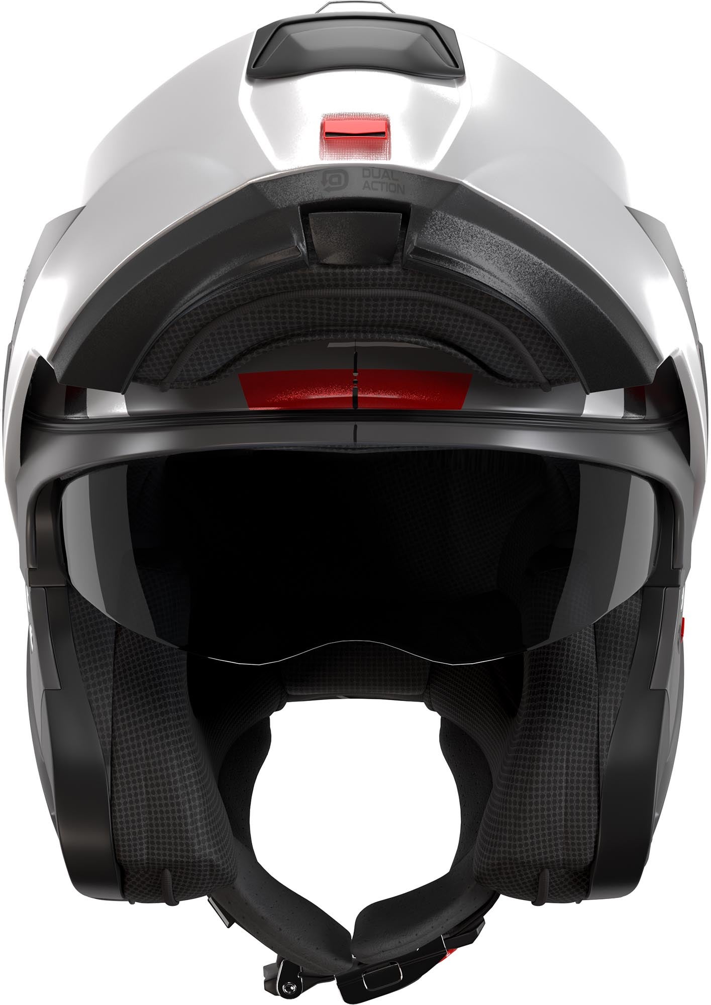 Nolan N100-6 Cinetico Helmet white/grey/red XS (55) Figure 4