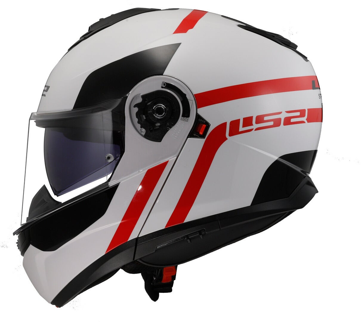 LS2 FF908 Strobe II Autox Helmet white/red XXXL (65/66) Figure 3
