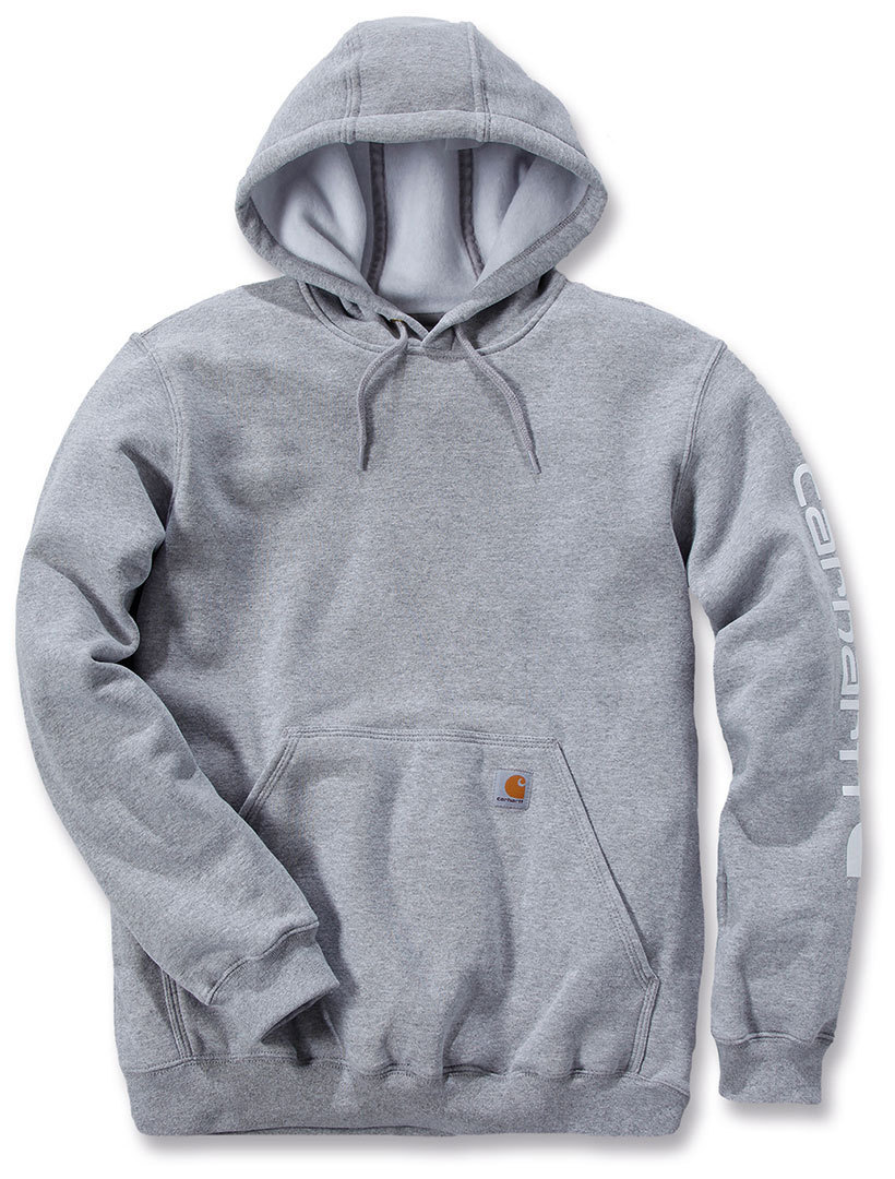 Carhartt Midweight Sleeve Logo Hanorac Gri deschis S Figura 1