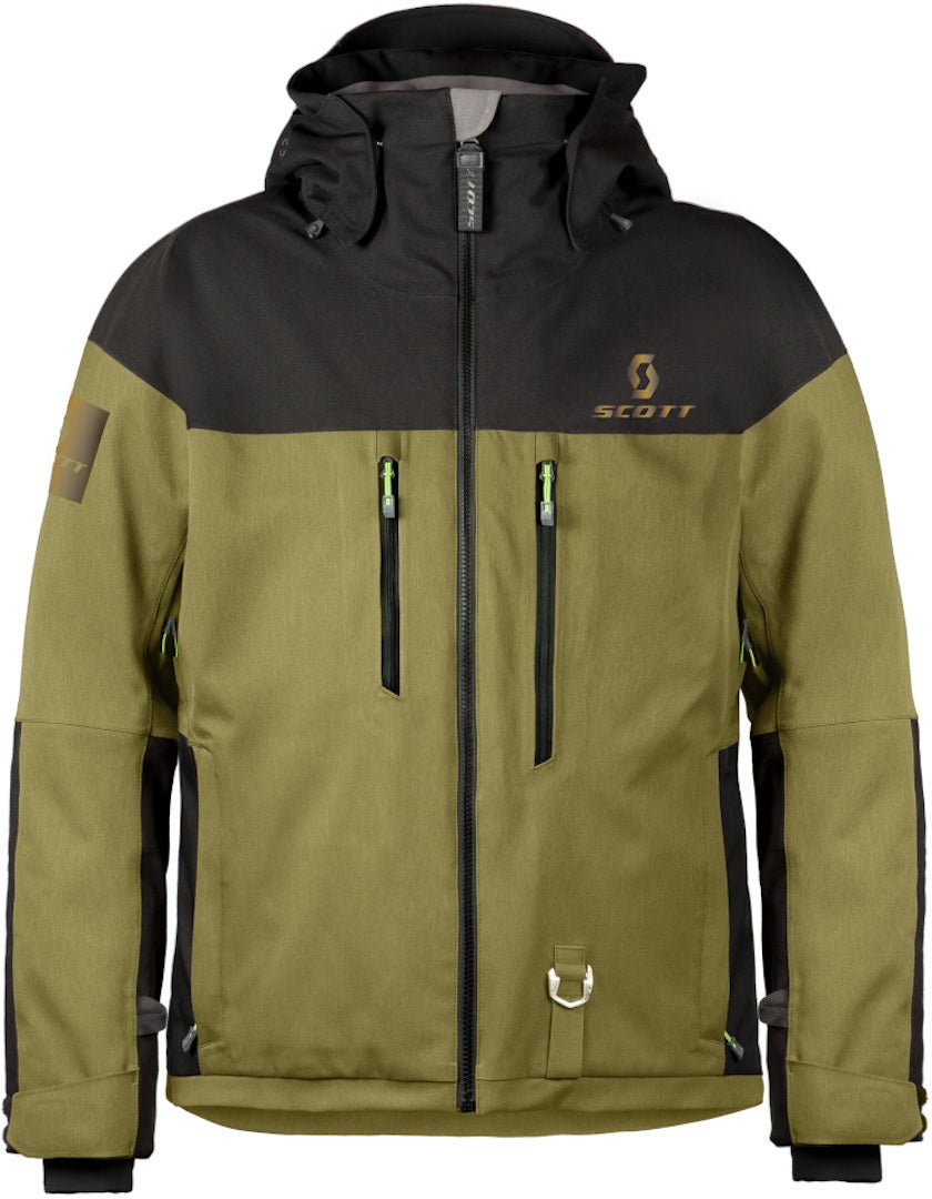 SCOTT Snow Flex Dryo Snowmobil Jacke olivgrün/schwarz 3XL Abbildung 1