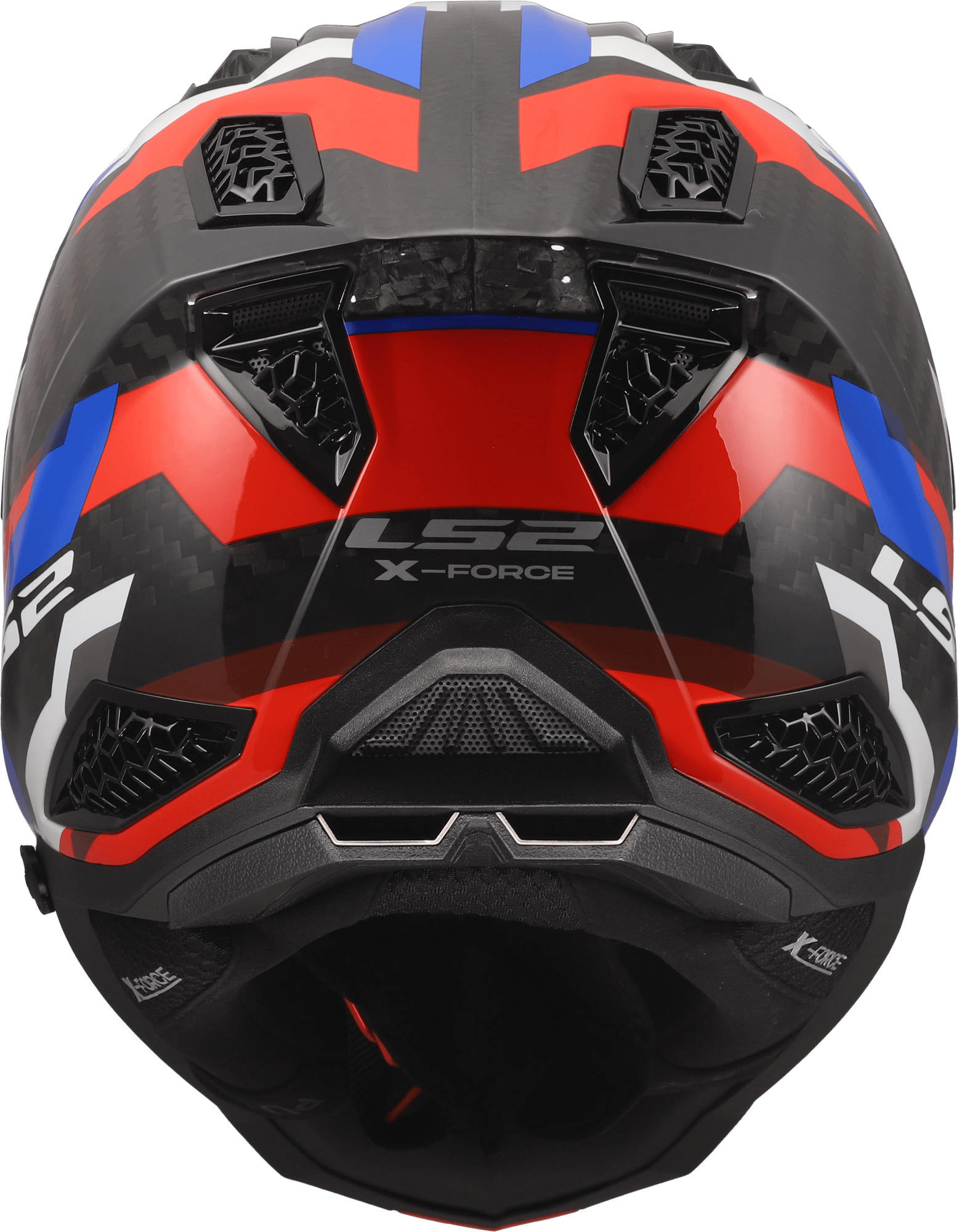 LS2 MX703 X-Force Phantom Casque de motocross Blanc/Bleu/Rouge XXL (63/64) Figure 2