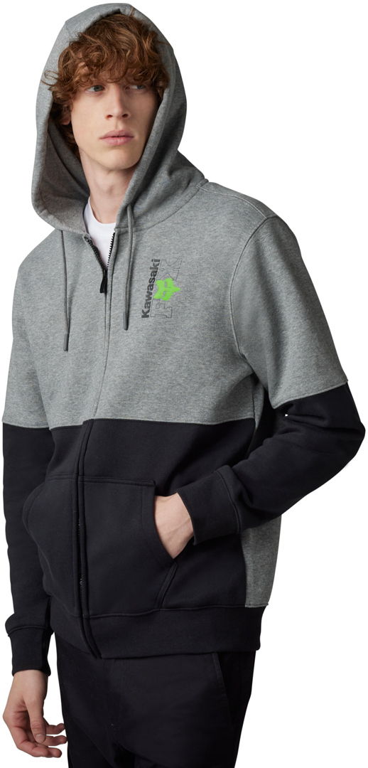 FOX X Kawi Zip Hoodie hellgrau XL Abbildung 6