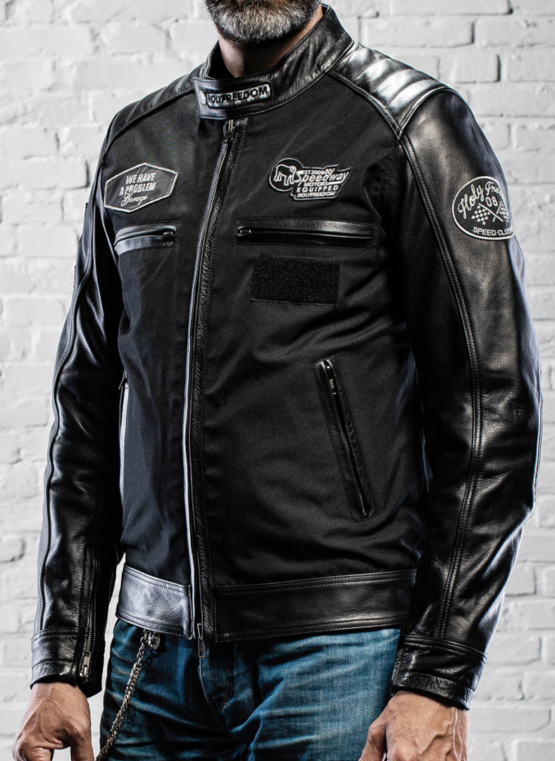 HolyFreedom Zero TL motorcycle leather/textile jacket S Figure 6