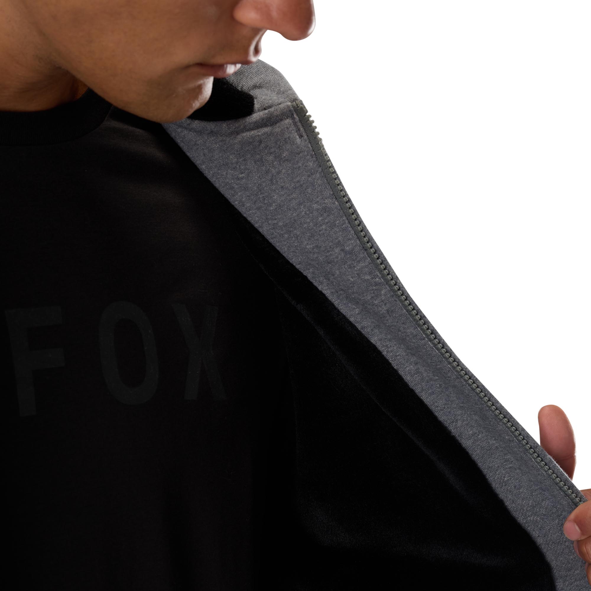 FOX Head Sasquatch Fleece Zip Bluza z kapturem Grafit 2XL Rysunek 9