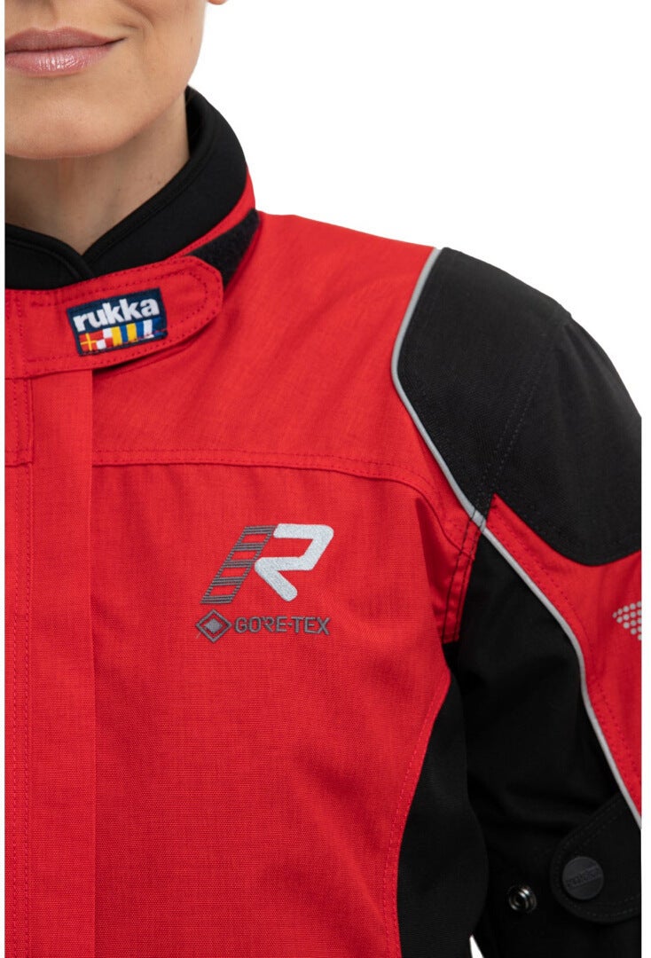 Rukka Traverina Veste textile de moto pour dames Rouge/Noir 46 Figure 5