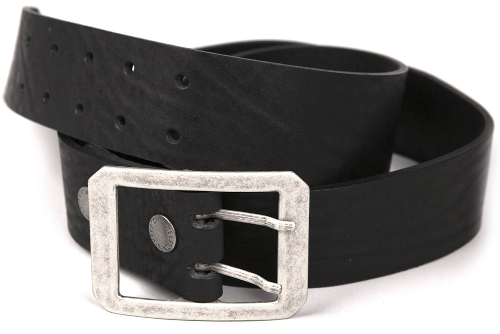 Helstons Double D Riem Zwart 100 cm Figuur 1
