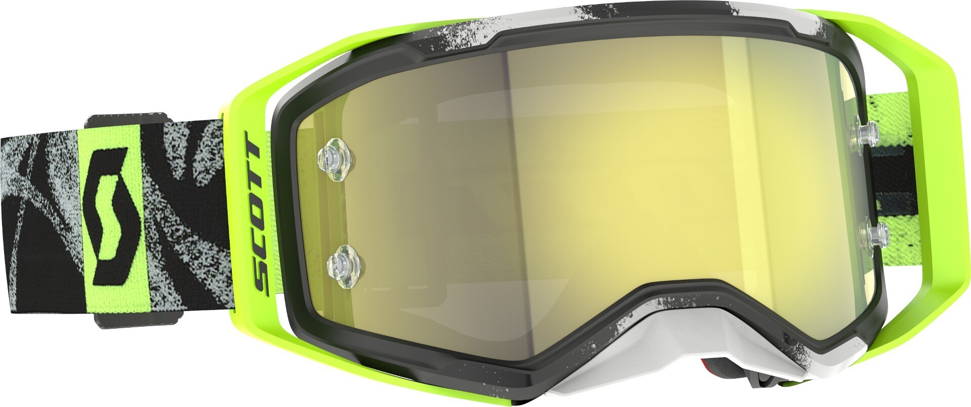 Scott Prospect 2.0 Ochelari de motocross negru/galben/gri Figura 1