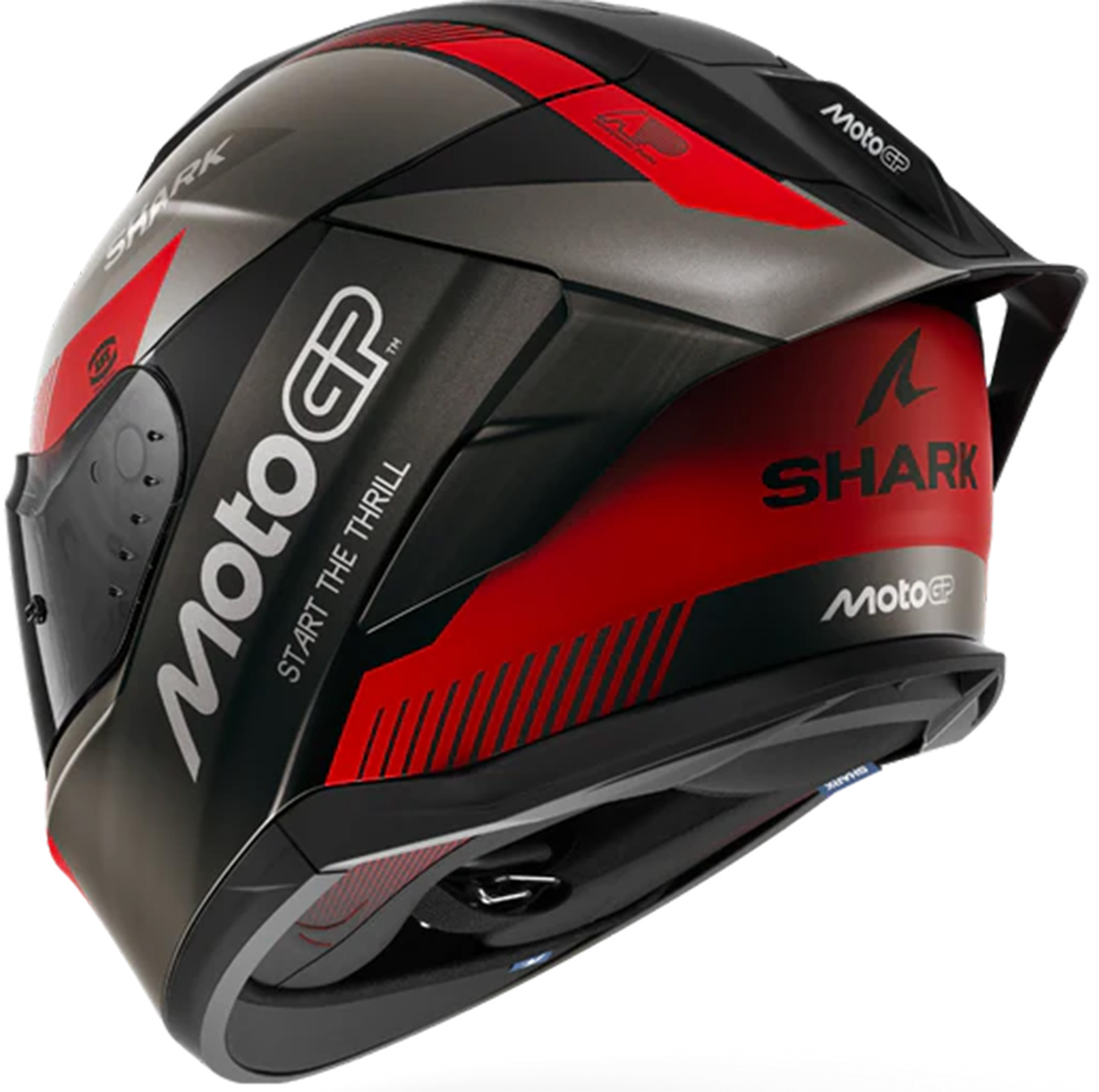 Side view of Shark Skwal Cup MotoGP Mat Helmet