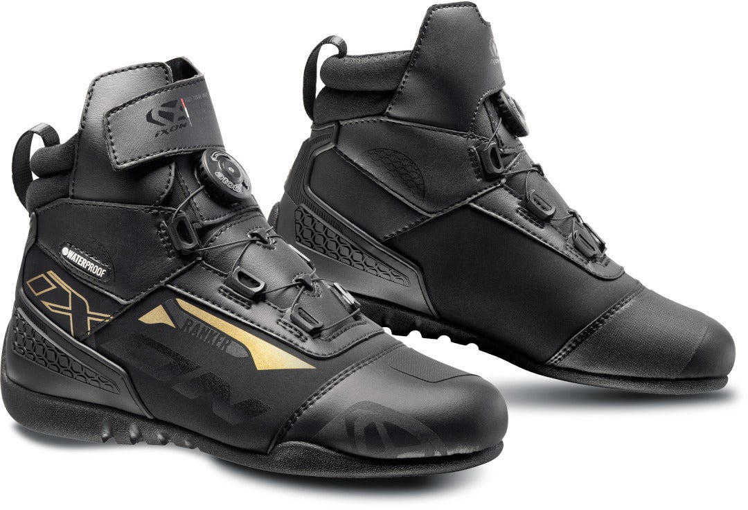 Ixon Ranker WP Chaussures de moto pour dames Noir/Or 39 Figure 1