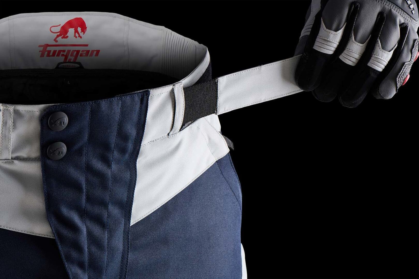 Furygan Killington Motorcycle Textile Pants blue/white/red 3XL Figure 12