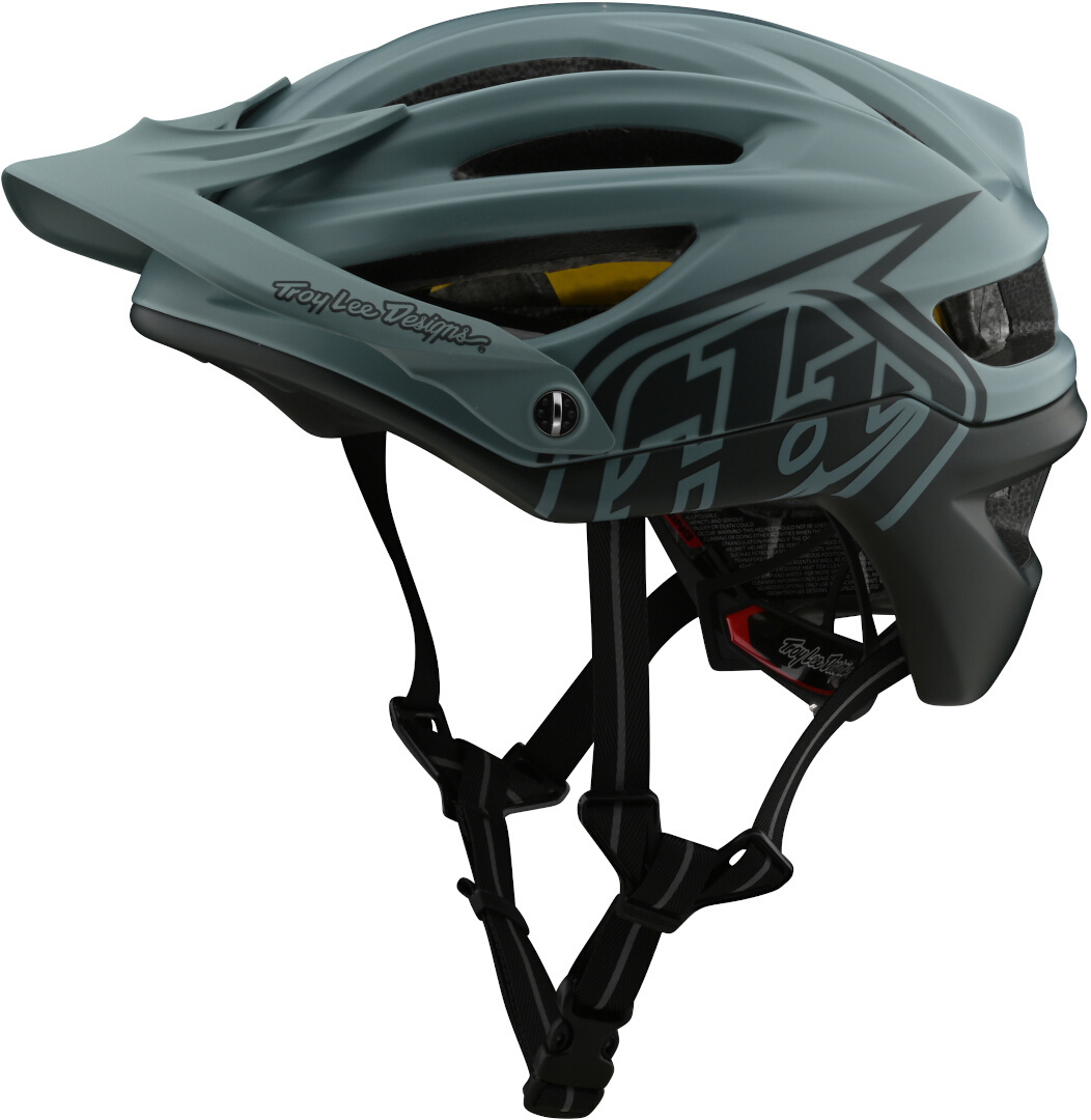 Troy Lee Designs A2 MIPS Decoy Casco Bycicle grigio/nero M/L Figura 1