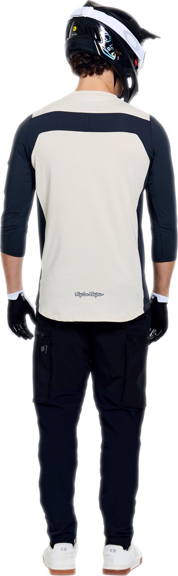 Troy Lee Designs Ruckus Ride Wings 3/4 Bicycle Jersey grey/white XL Figure 13
