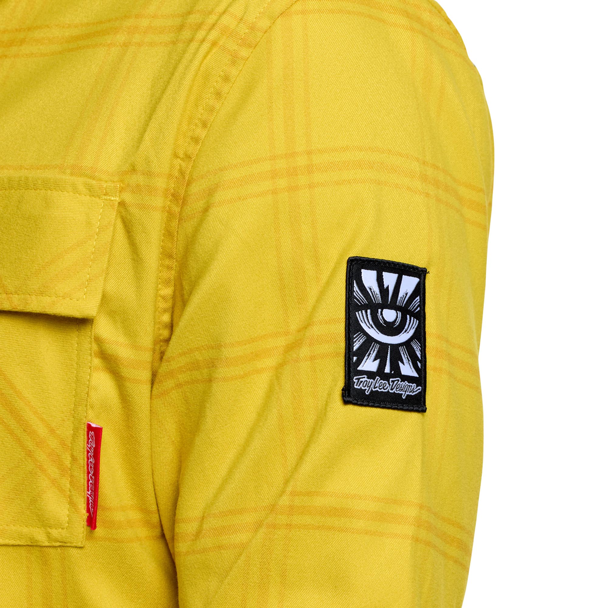 Troy Lee Designs Ruckus Ride Flannel Bicycle Shirt yellow L Figure 5