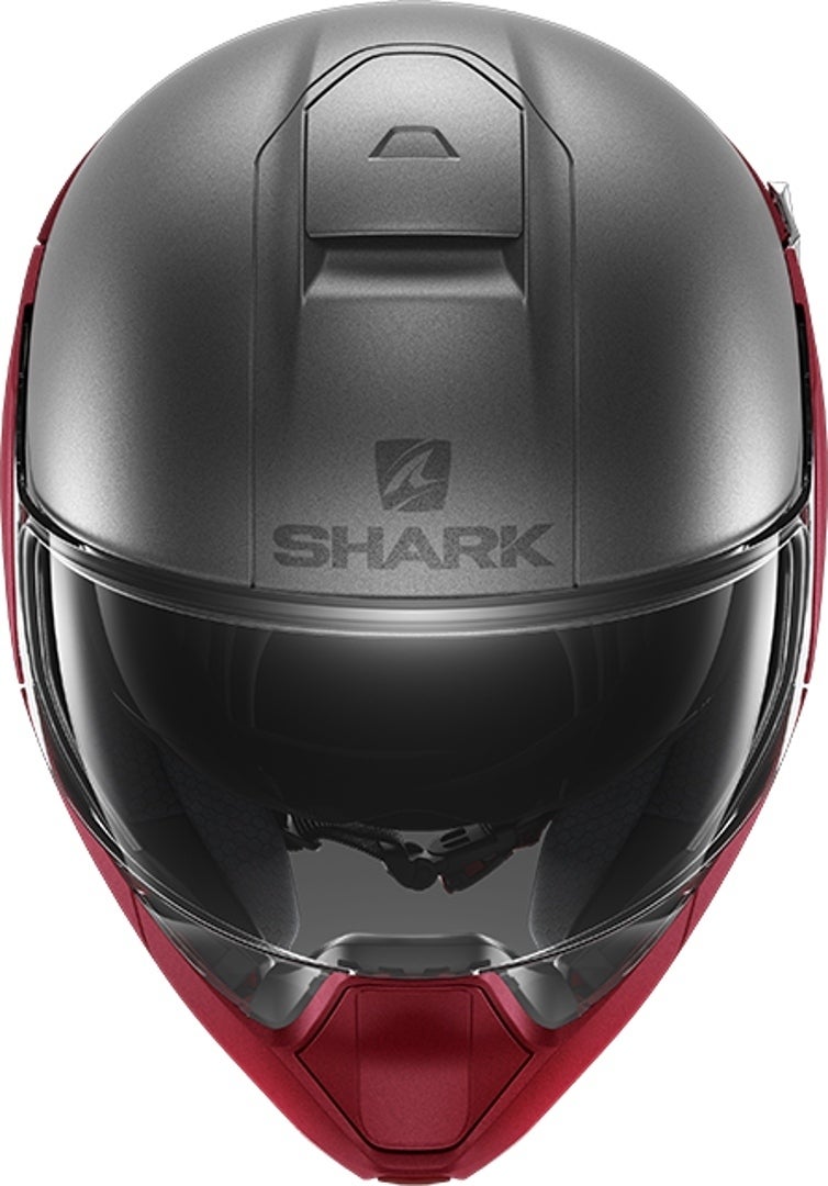 Shark Evojet Blank Dual Helm grau/rot XL (61/62) Abbildung 4