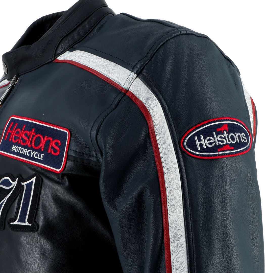 Helstons Formula Sport waterproof Motorcycle Leather Jacket S Figure 8