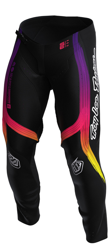 Troy Lee Designs SE Pro Stripes-byxor - svarta/multi Figur 1