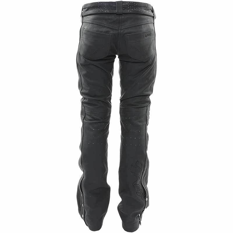 Bores Caroline Lederen dames broek waterdicht Wit 38 Figuur 3