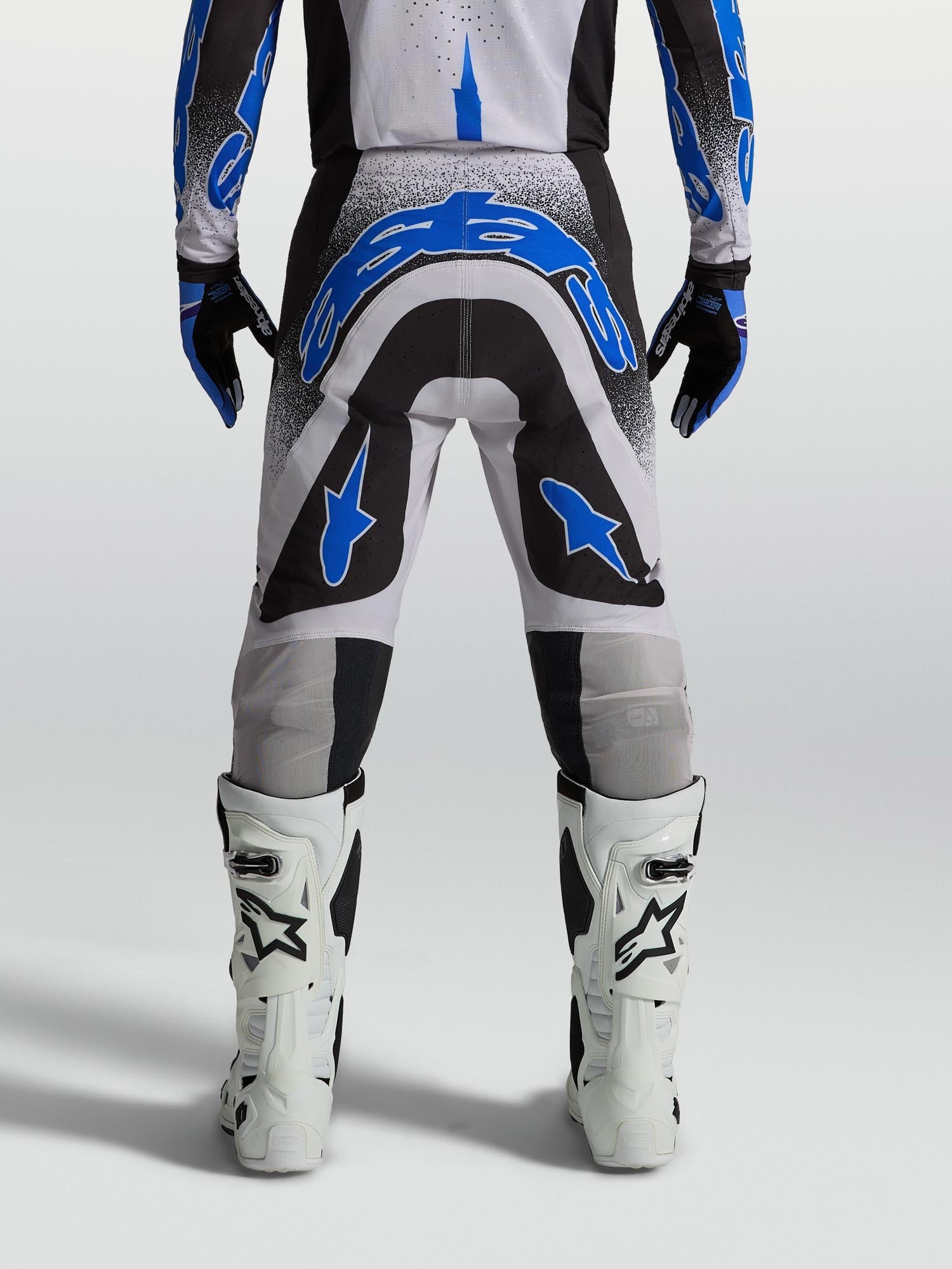 Alpinestars Supertech Hiten AFD Motocross Pants black/blue/purple 40 Figure 8