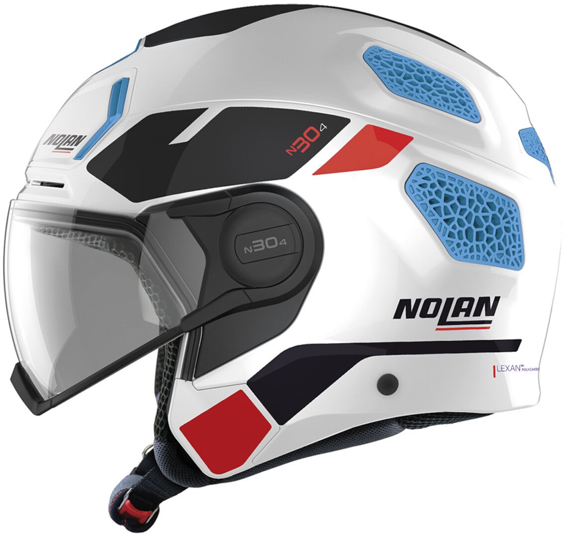 Nolan N30-4 T Blazer Casco Jethelmet bianco/blu/rosso S (56) Figura 2