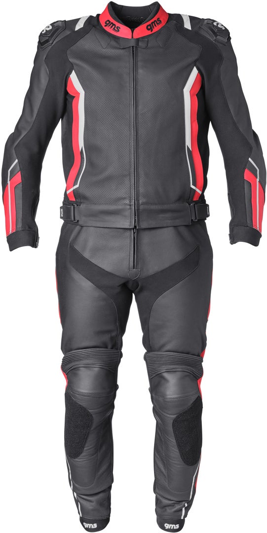 GMS GR-1 Two Piece Motorcycle Leather Suit-image-492789418