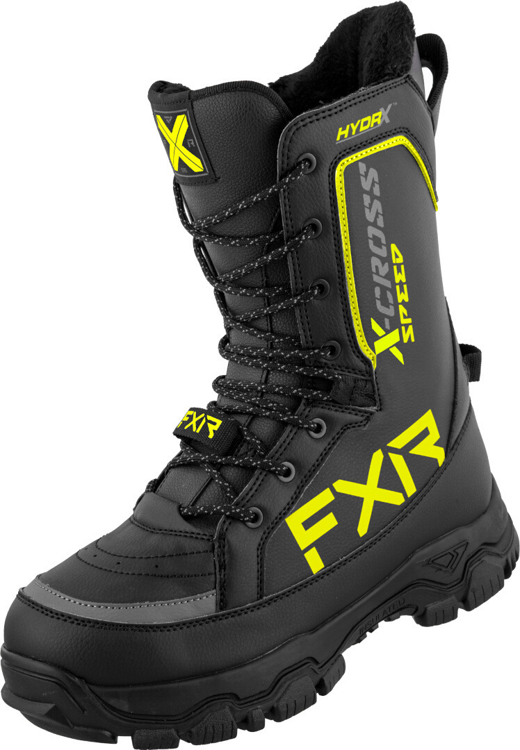 FXR X-Cross Speed Cizme pentru snowmobile negru/galben 36 Figura 1