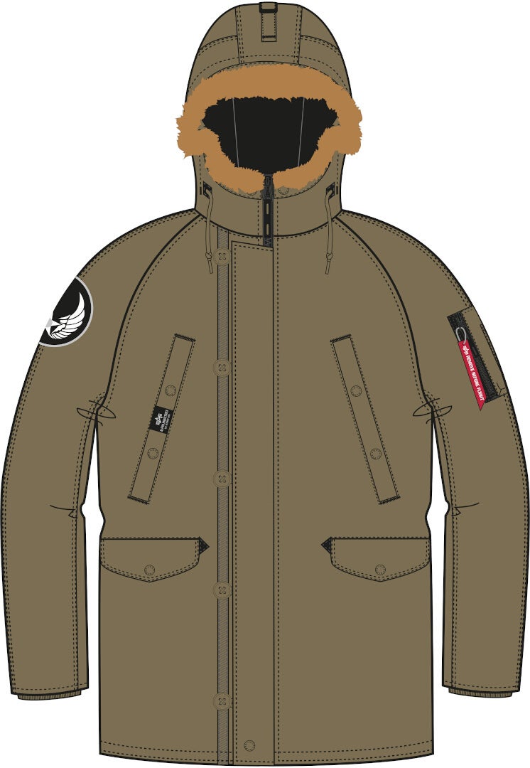 Alpha Industries N3B Airborne Jacke khaki L Abbildung 1