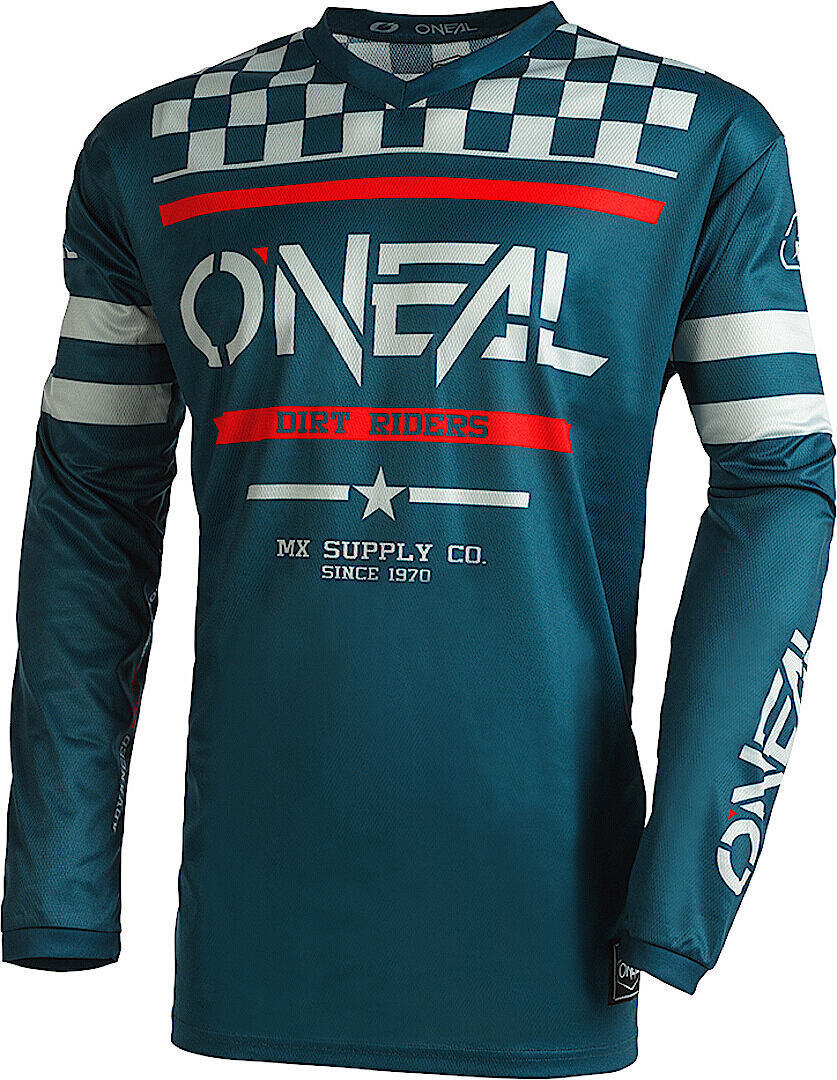 Oneal Element Squadron V.22 Motocross Jersey blau/rot XXL Abbildung 1