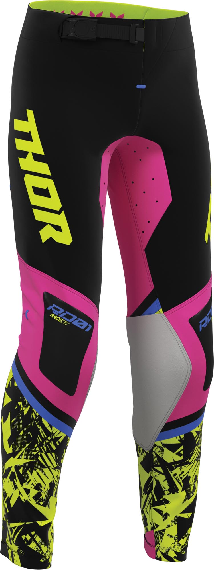 Thor Sportmode Punkd Ungdoms motocrossbukser sort/gul 26 Figur 4